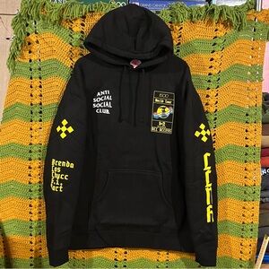 Anti Social Social Club 1500 Gardens Angels Black Hoodie XL Streetwear